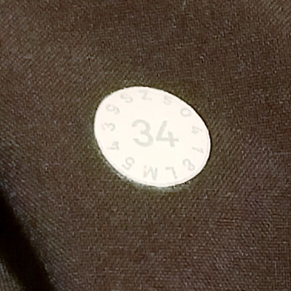 Lululemon Commission Pants Men 34 Dark Gray Stretch Trouser Athletica (35x29.5) - Picture 5 of 5